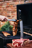 Pitmaster Series - Damascus Steel Scimitar knife
