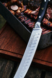 Pitmaster Series - Damascus Steel Scimitar knife