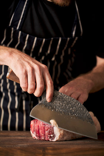 Cleaver Knife Chopper Master Chef Butcher Meat Bone Vegetable
